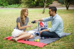 Kleine Picknickdecke